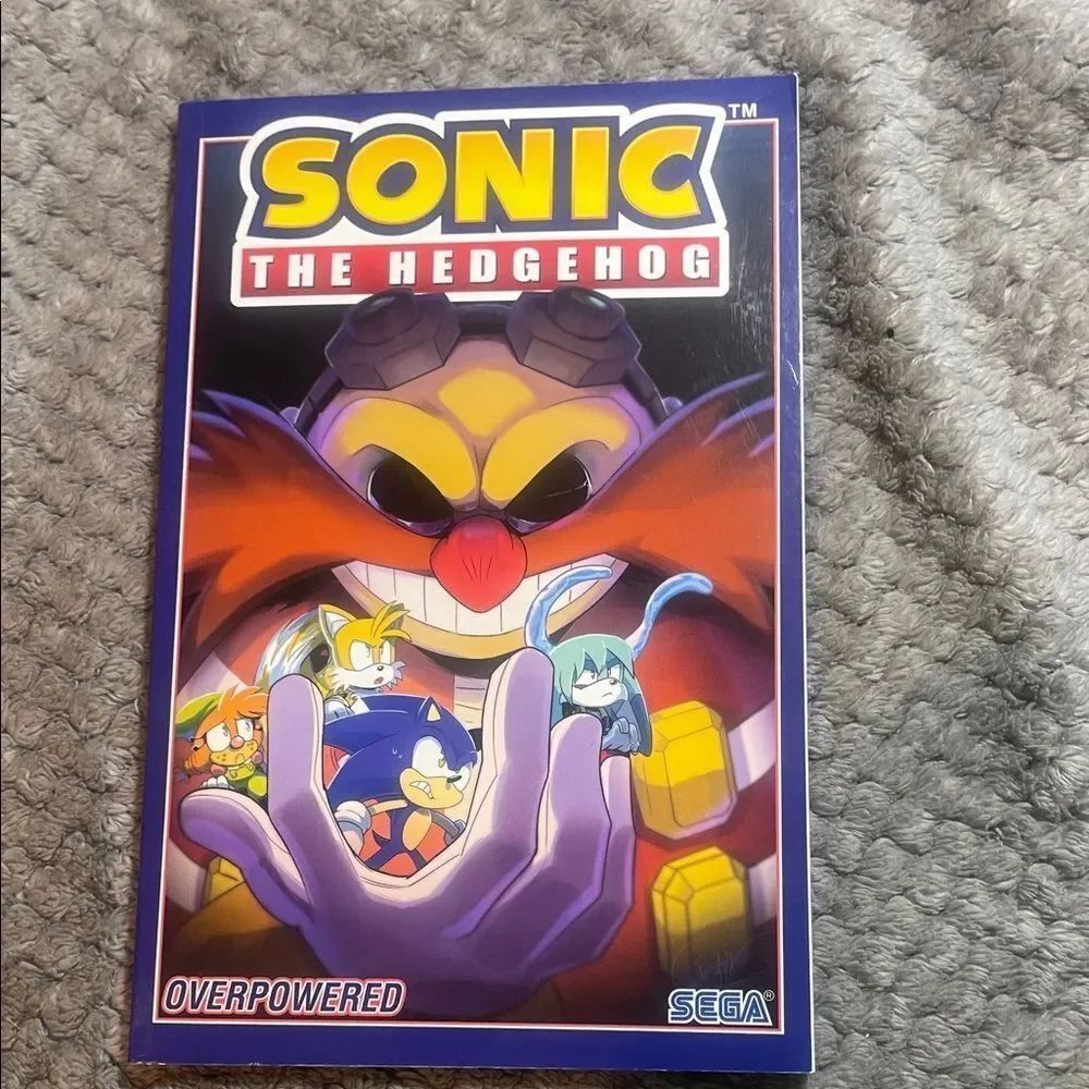 Sonic The Hedgehog overpowered book